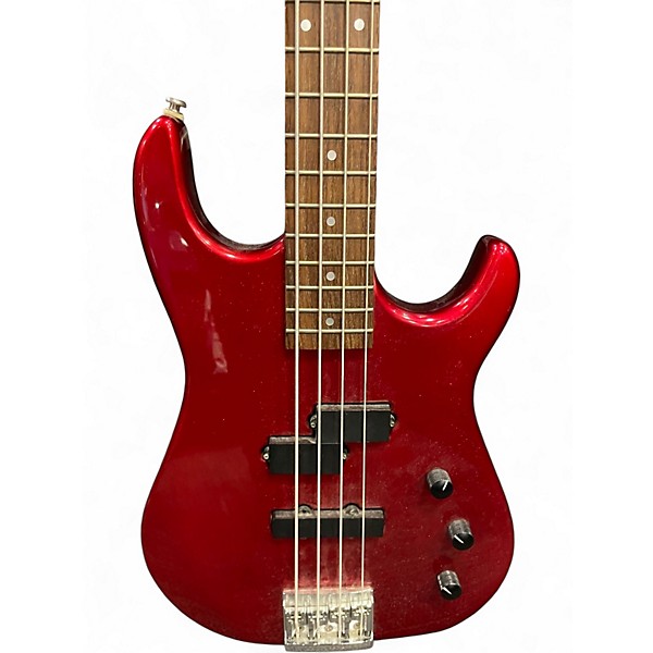 Used Hamer Slammer Series Bass Red Sparkle Electric Bass Guitar