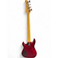Used Hamer Slammer Series Bass Red Sparkle Electric Bass Guitar