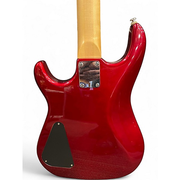 Used Hamer Slammer Series Bass Red Sparkle Electric Bass Guitar