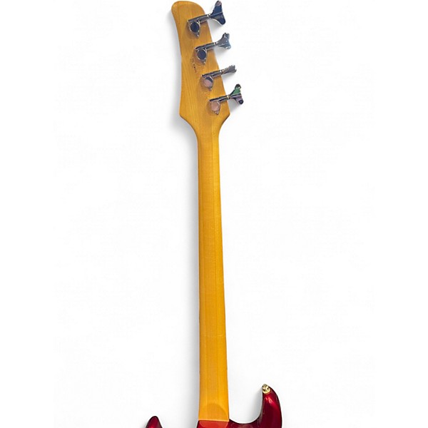 Used Hamer Slammer Series Bass Red Sparkle Electric Bass Guitar