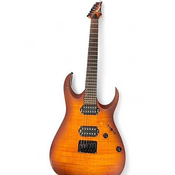 Used Ibanez RGA42 AMBER BURST Solid Body Electric Guitar