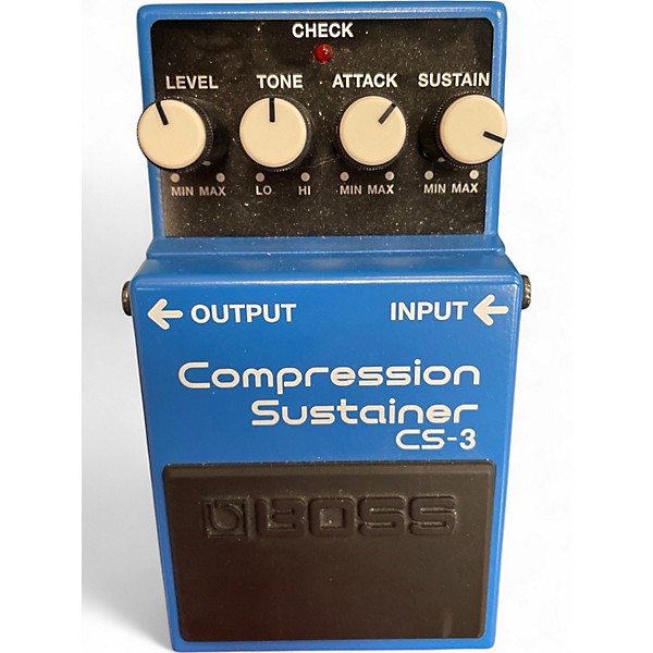 Used BOSS CS3 Compressor Sustainer Effect Pedal