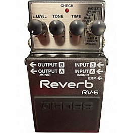 Used BOSS RV6 Digital Reverb Effect Pedal