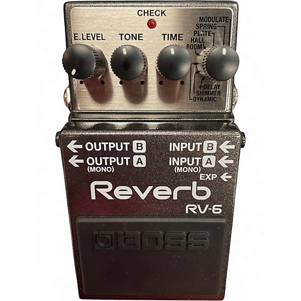 Used BOSS RV6 Digital Reverb Effect Pedal
