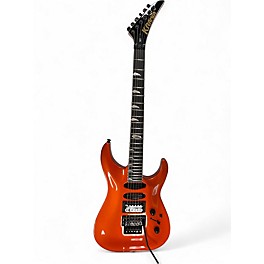 Used Kramer SM-1 Metallic Orange Solid Body Electric Guitar