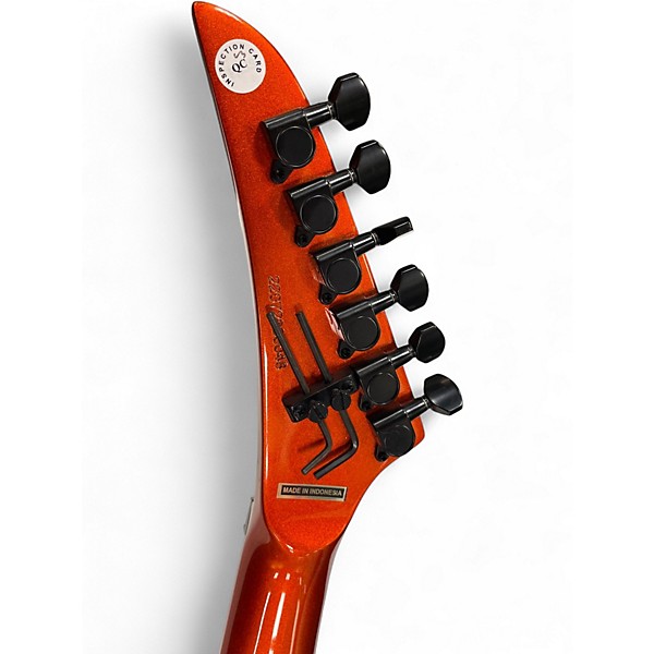 Used Kramer SM-1 Metallic Orange Solid Body Electric Guitar
