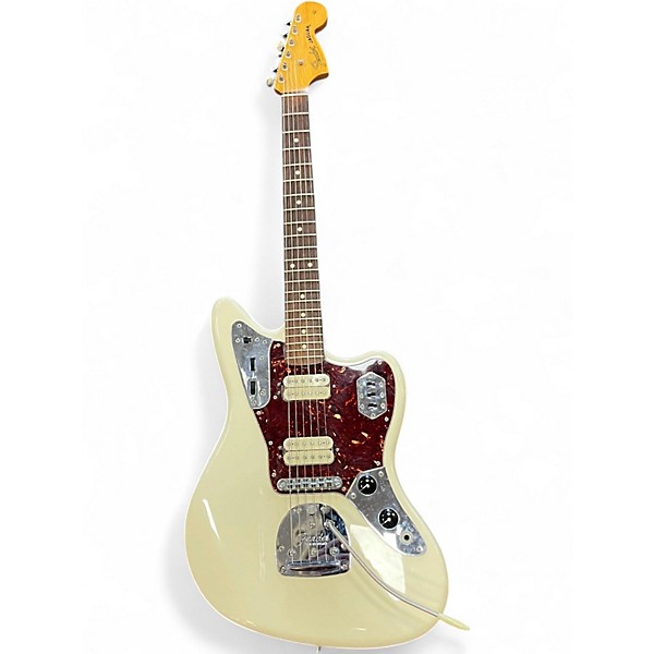 Used Fender Jaguar HH Alpine White Solid Body Electric Guitar