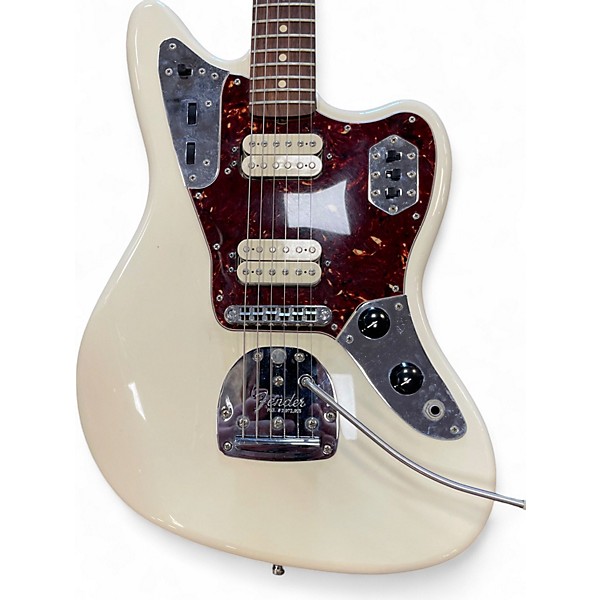 Used Fender Jaguar HH Alpine White Solid Body Electric Guitar