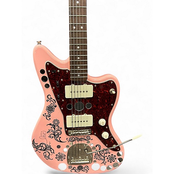 Used Squier Classic Vibe 60s Jazzmaster Pink Solid Body Electric Guitar