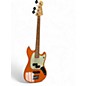 Used Fender Mustang Bass Capri Orange Electric Bass Guitar thumbnail