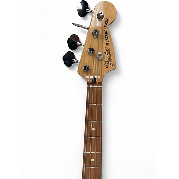 Used Fender Mustang Bass Capri Orange Electric Bass Guitar