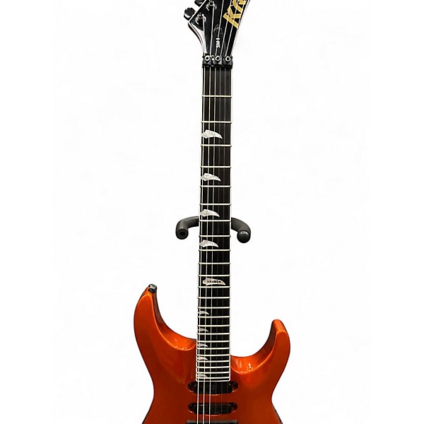 Used Kramer SM1 BLAZE ORANGE Solid Body Electric Guitar