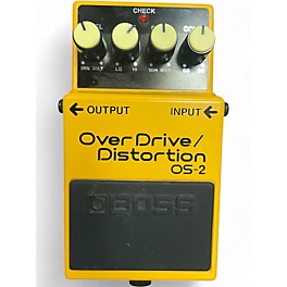 Used BOSS OS2 Overdrive Distortion Effect Pedal