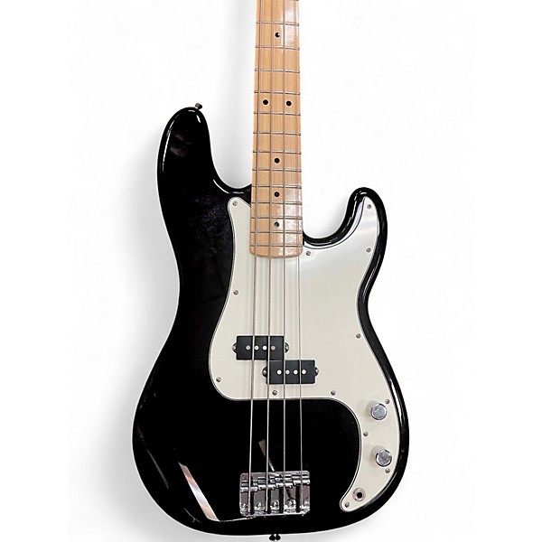 Used Fender Player Precision Bass Black Electric Bass Guitar