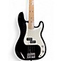 Used Fender Player Precision Bass Black Electric Bass Guitar