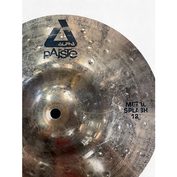 Used Paiste 12in Alpha Metal Splash Cymbal