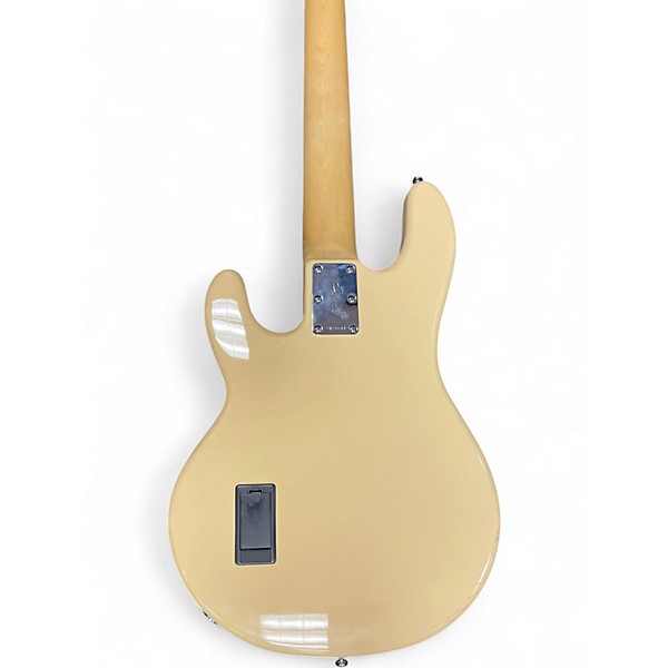 Used Sterling by Music Man Ray35 5 String Cream Electric Bass Guitar