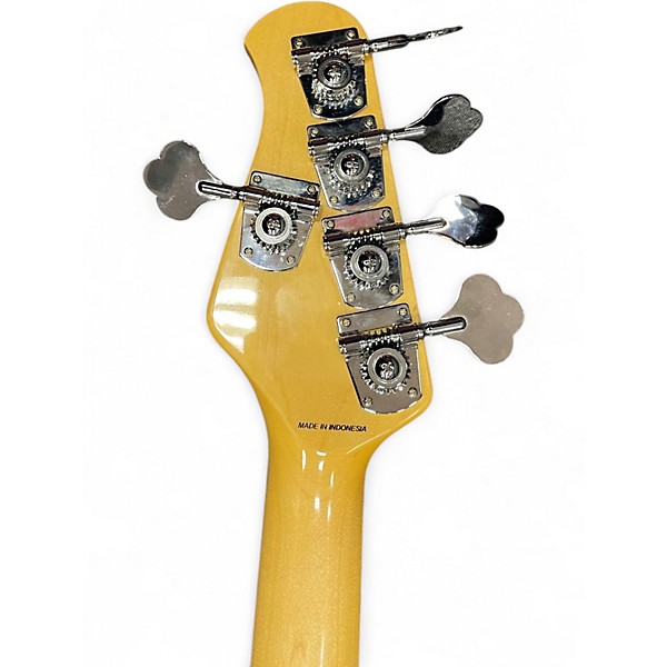 Used Sterling by Music Man Ray35 5 String Cream Electric Bass Guitar