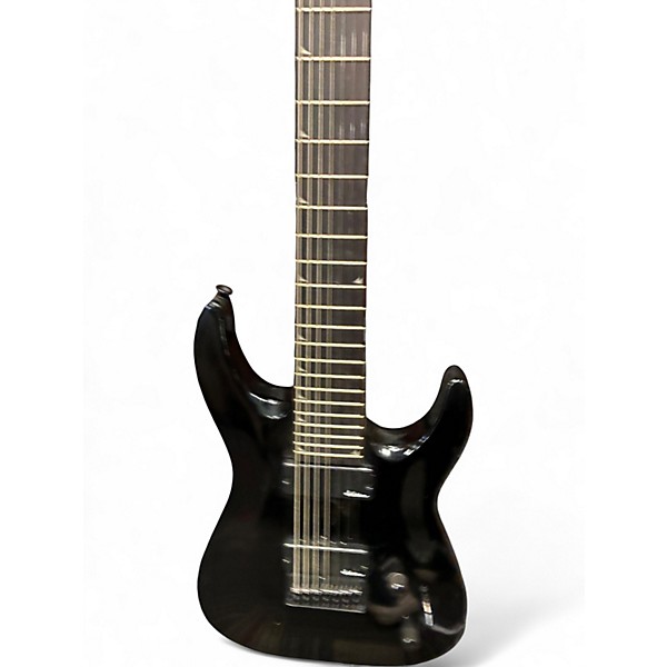 Used Jackson J22 7 Black Solid Body Electric Guitar