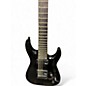 Used Jackson J22 7 Black Solid Body Electric Guitar