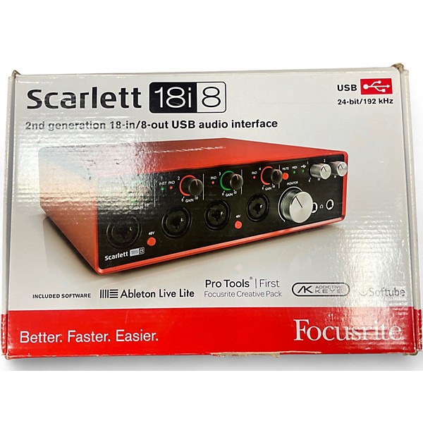 Used Focusrite Scarlett 18i8 Audio Interface