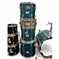 Used TAMA 8 Piece Rockstar AQUA Drum Kit