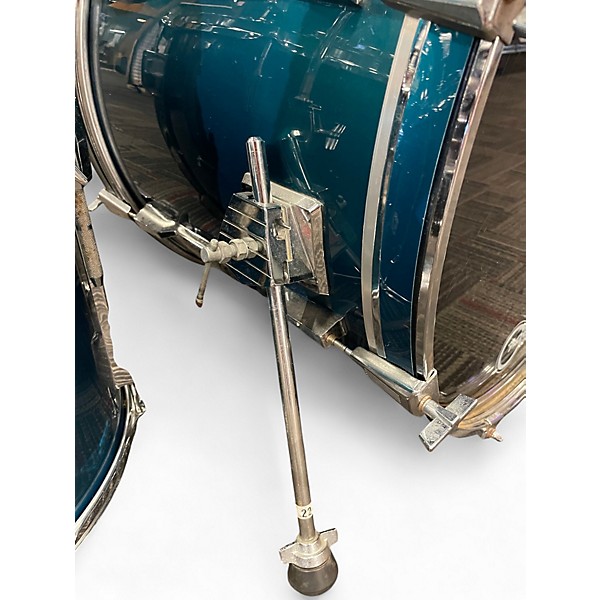 Used TAMA 8 Piece Rockstar AQUA Drum Kit