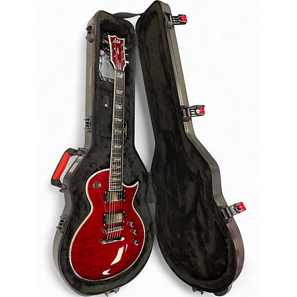 Used ESP LTD EC1000 Deluxe Black Cherry Solid Body Electric Guitar