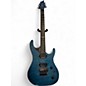 Used Washburn Parallaxe PXM Series Quilt Top Blue Solid Body Electric Guitar thumbnail