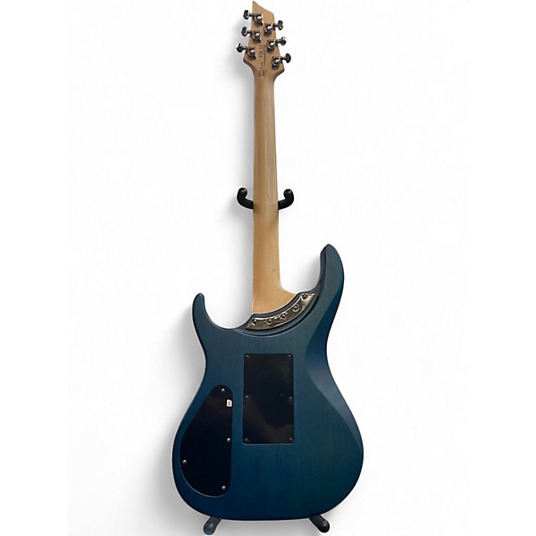Used Washburn Parallaxe PXM Series Quilt Top Blue Solid Body Electric Guitar