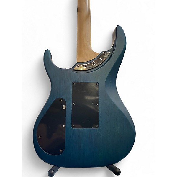 Used Washburn Parallaxe PXM Series Quilt Top Blue Solid Body Electric Guitar
