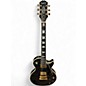 Used Epiphone Les Paul Custom Black and Gold Solid Body Electric Guitar thumbnail
