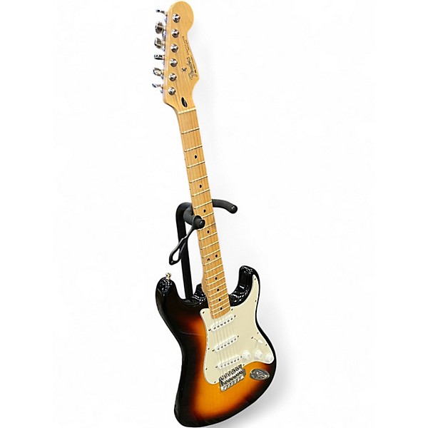 Used 2006 Fender STANDARD STRATOCASTER Brown Sunburst Solid Body Electric Guitar