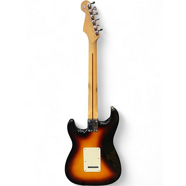 Used 2006 Fender STANDARD STRATOCASTER Brown Sunburst Solid Body Electric Guitar