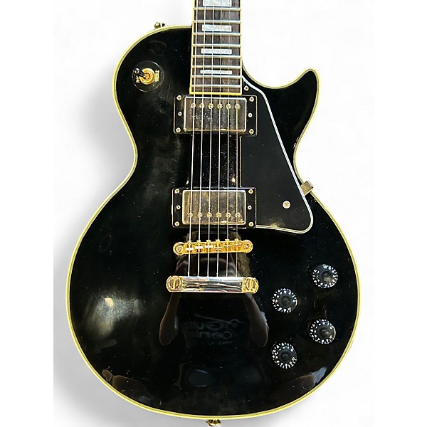 Used 2020s Epiphone Les Paul Custom Classic Pro Black Solid Body Electric Guitar