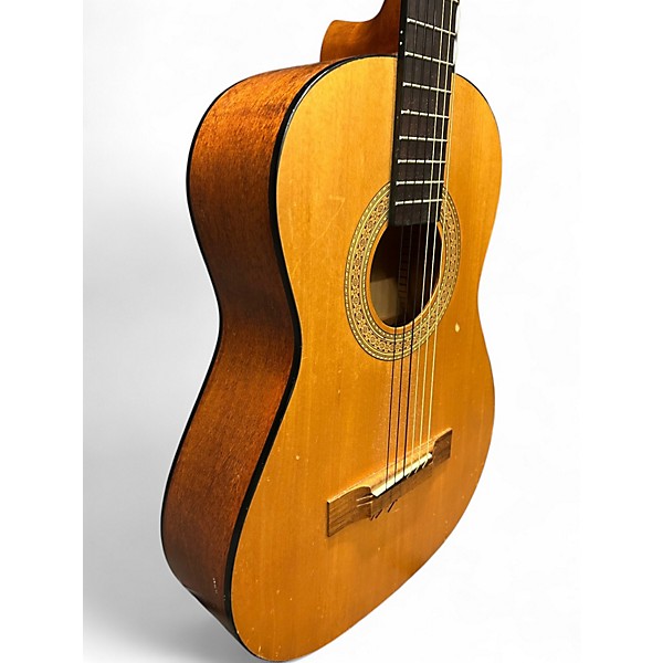 Used Squier MC1 Natural Nylon String Acoustic Guitar