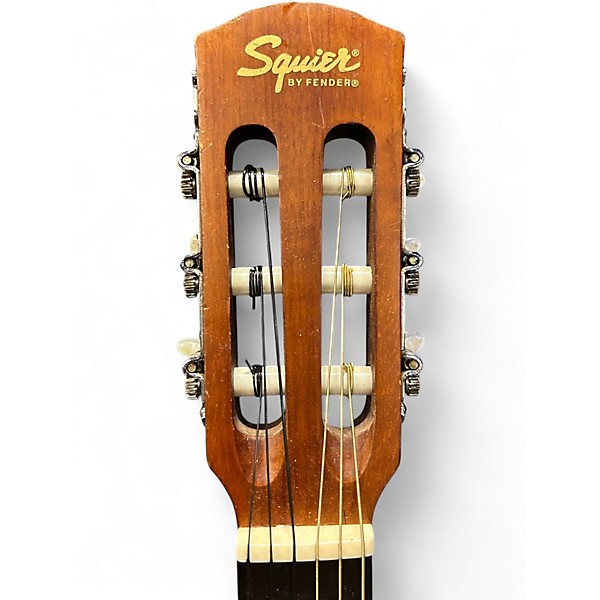Used Squier MC1 Natural Nylon String Acoustic Guitar