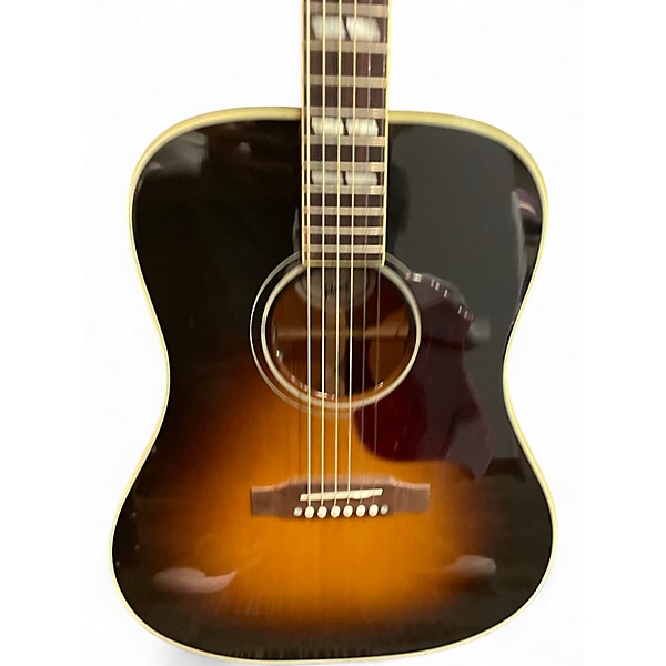 Used Gibson Hummingbird Pro sunburst Acoustic Electric Guitar