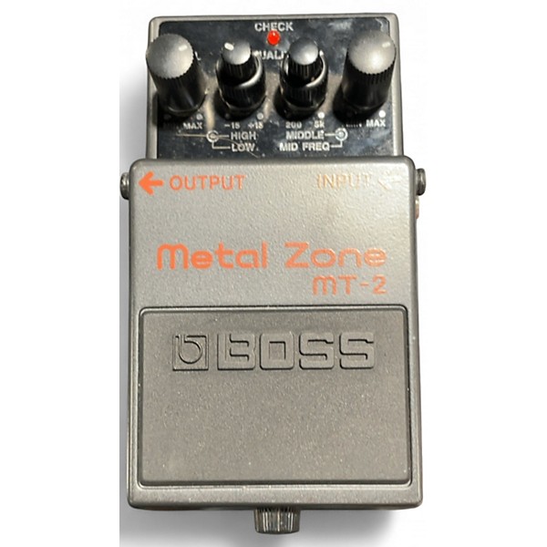 Used BOSS MT-2 Metal Zone Effect Pedal