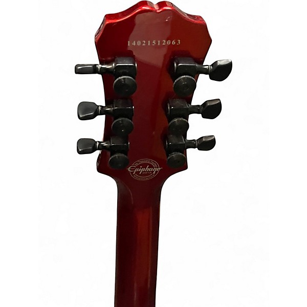Used Epiphone Les Paul Standard Red Solid Body Electric Guitar