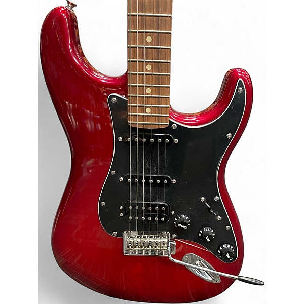 Used Fender Player Stratocaster HSS Candy Red Burst Solid Body Electric Guitar