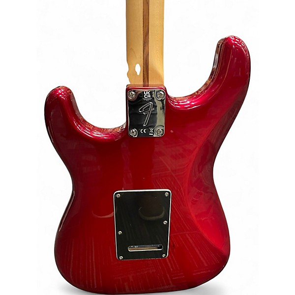 Used Fender Player Stratocaster HSS Candy Red Burst Solid Body Electric Guitar