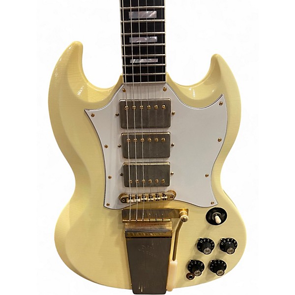 Used Gibson CUSTOM SHOP JIMI HENDRIX '67 SG CUSTOM POLARIS WHITE Solid Body Electric Guitar