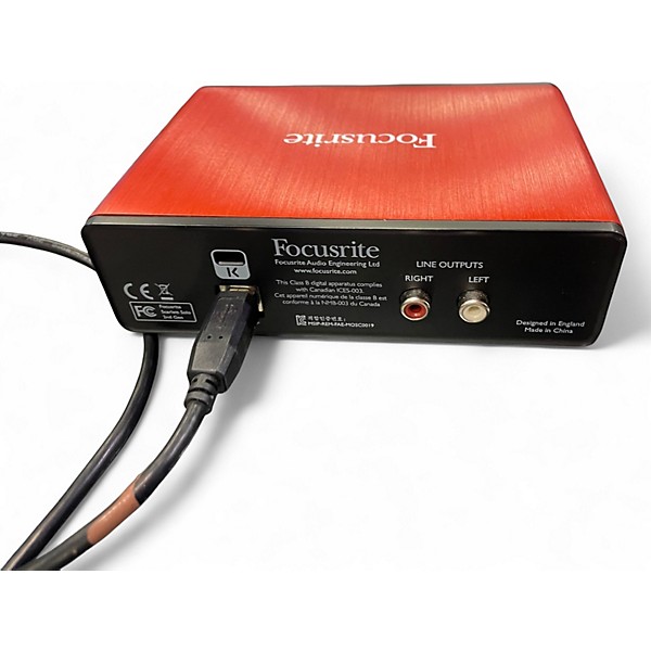 Used Focusrite Scarlett Solo Gen 1 Audio Interface