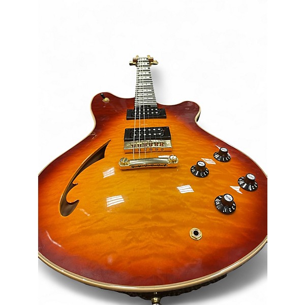 Used EVH SA126 3 Color Sunburst Hollow Body Electric Guitar
