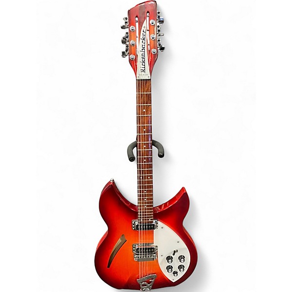 Used Rickenbacker 330/12 Fireglo Hollow Body Electric Guitar