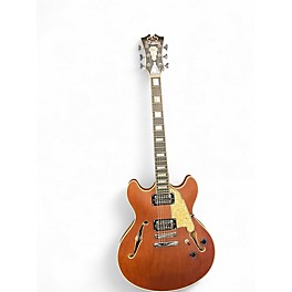 Used D'Angelico Premier DC XT Tobacco Brown Hollow Body Electric Guitar