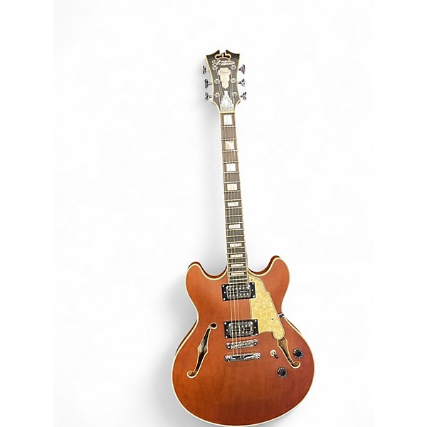 Used D'Angelico Premier DC XT Tobacco Brown Hollow Body Electric Guitar