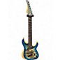 Used Schecter Guitar Research REAPER 7 BLUE BURST Solid Body Electric Guitar thumbnail