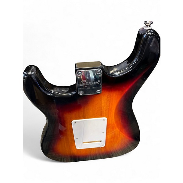 Used Squier Affinity Stratocaster 3 Tone Sunburst Solid Body Electric Guitar